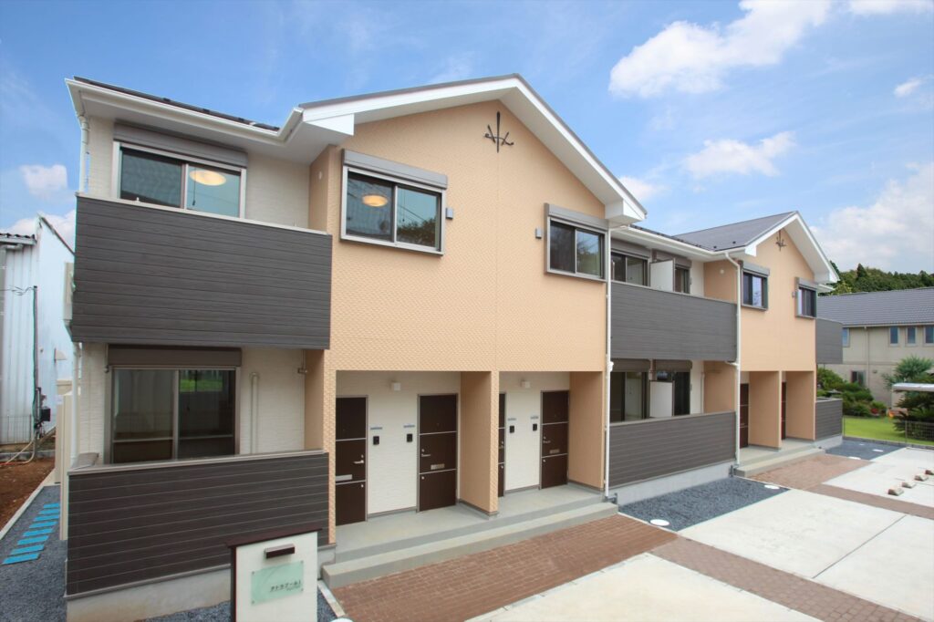 所有している遊休地にアパートを建築して土地活用した事例