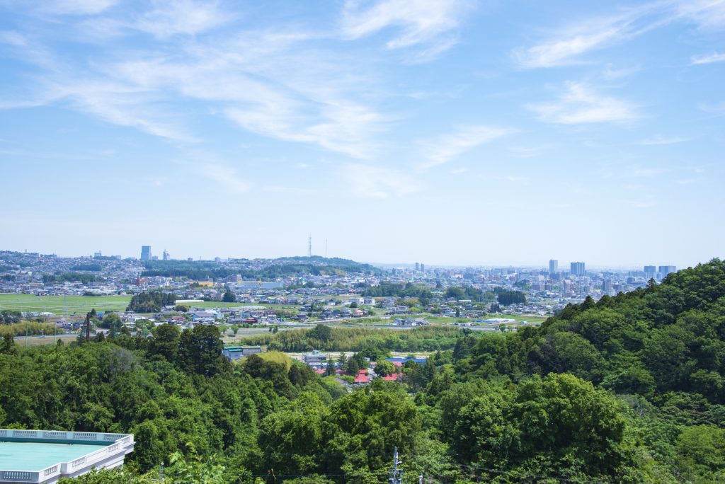 市街化調整区域の景色