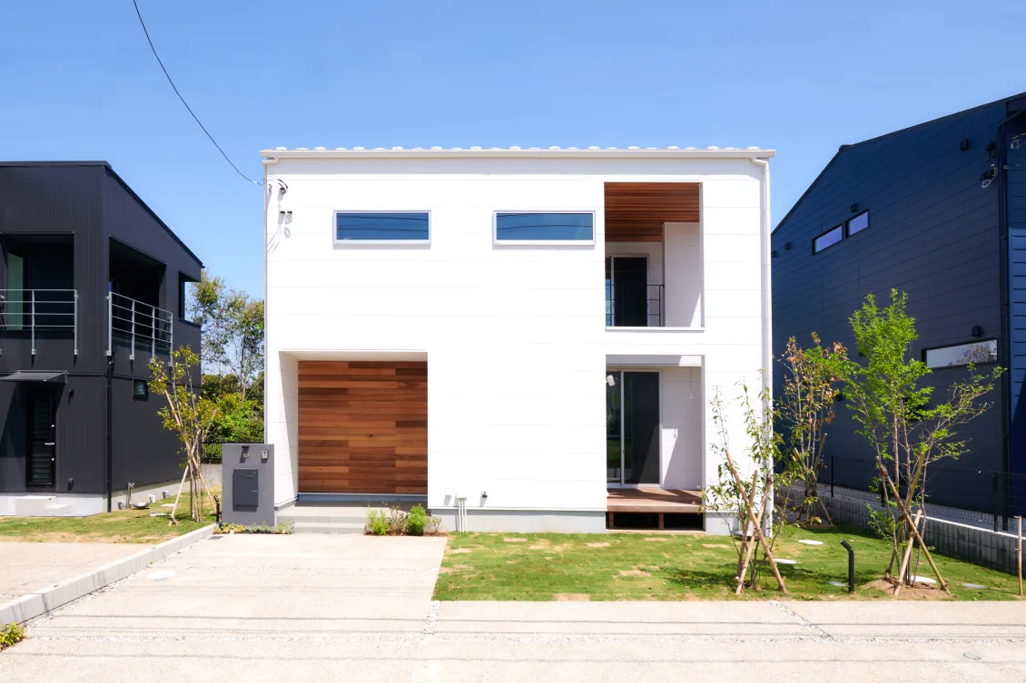 おしゃれな注文住宅の外観