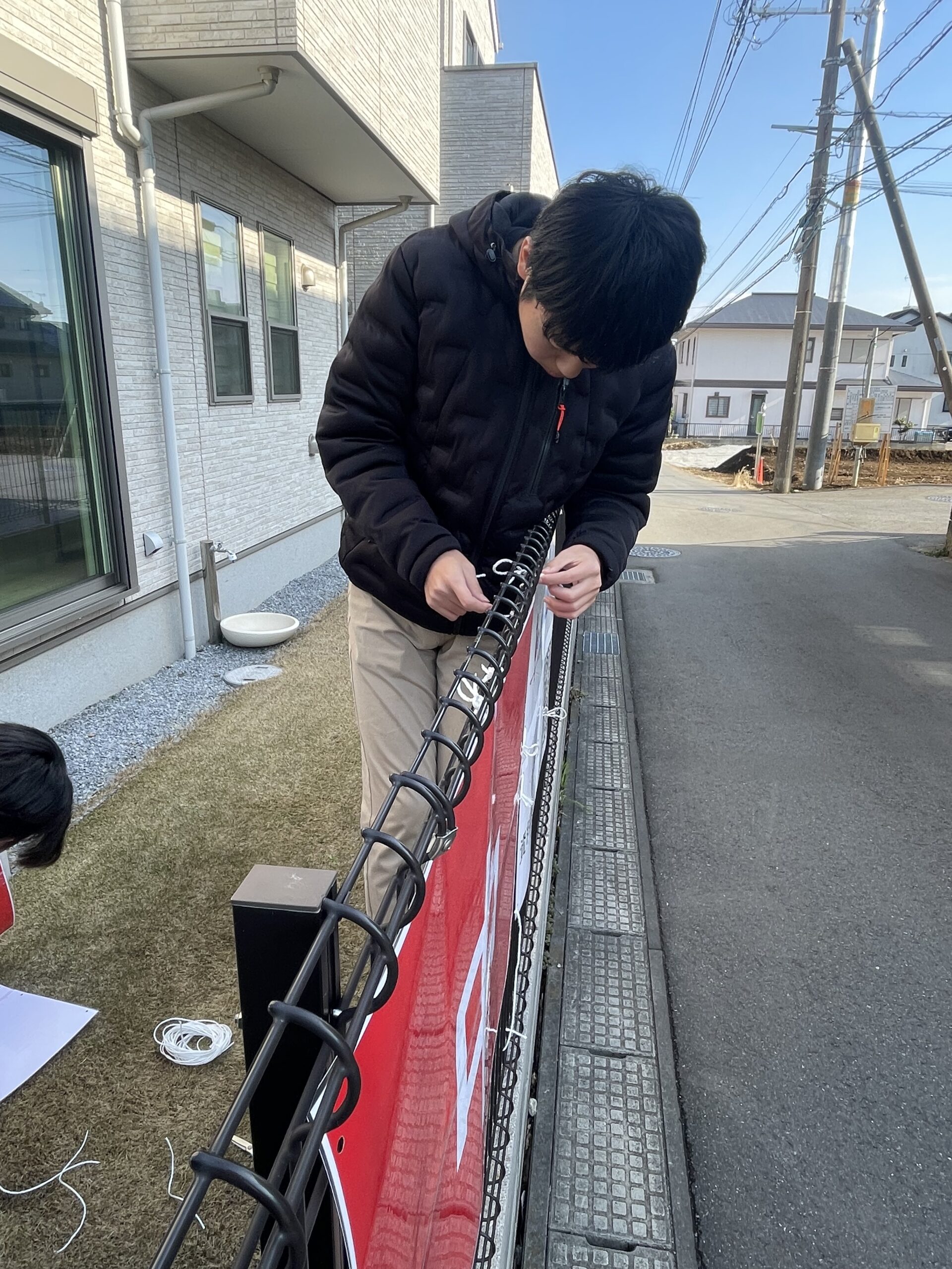 実習の様子：事務作業