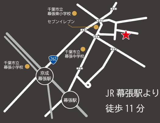 幕張ジャスタウンII 地図