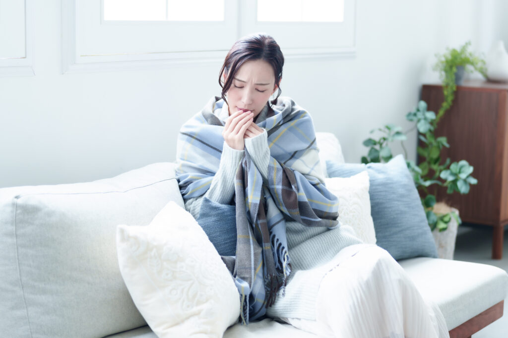 外より家の中が寒い