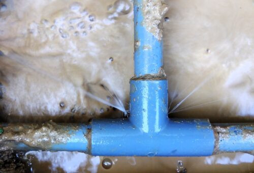 地中水道管の水漏れ